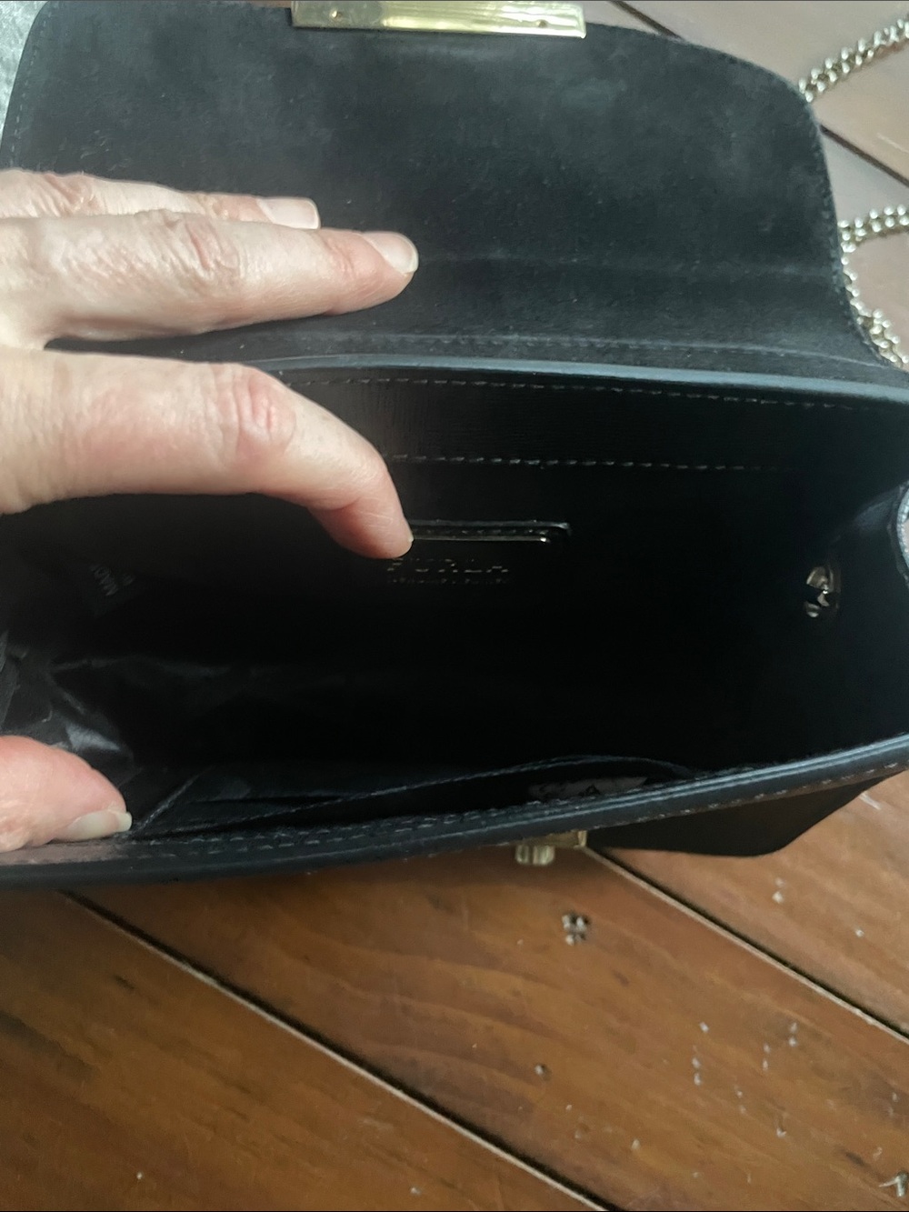 Furla Black Crossbody Bag with Gold Hardware - Picture 5 of 6